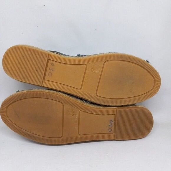 Gaimo Size 7 Open Toe Espadrilles-Embroidered Floral Vamp-Leather Sole & Strap - Picture 8 of 9